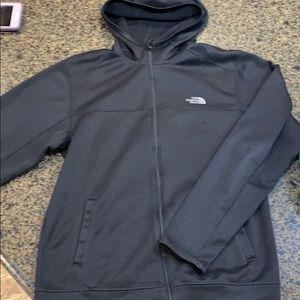 North face zip up hoodie